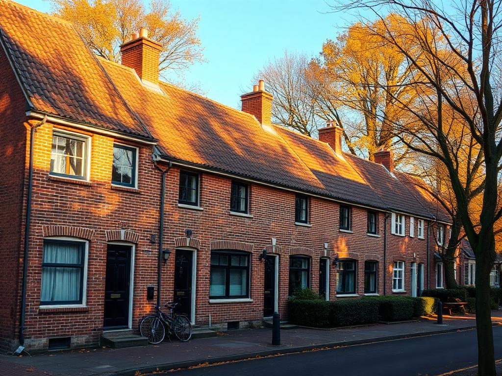 Rijtjeshuis op de Utrechtse Heuvelrug